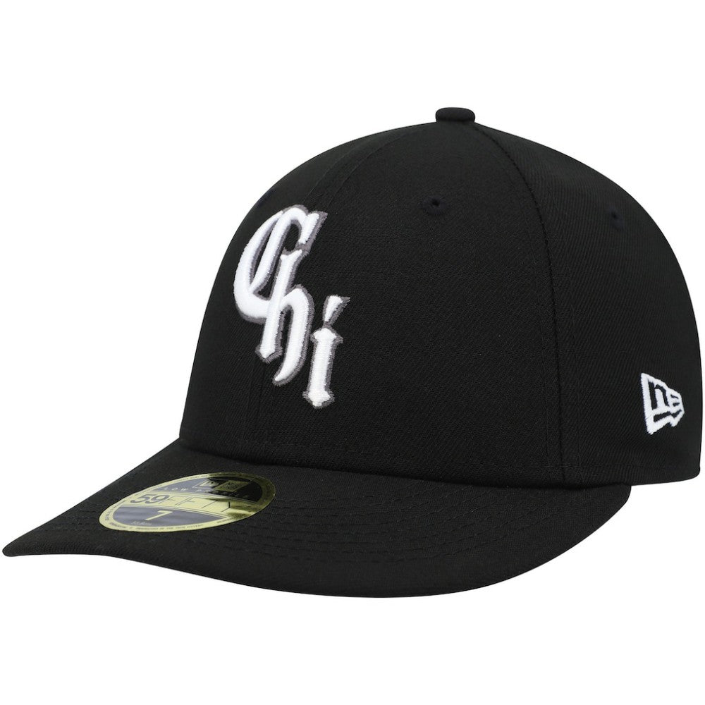 Chicago White Sox City Connect Low Profile 59FIFTY Fitted Hat Black