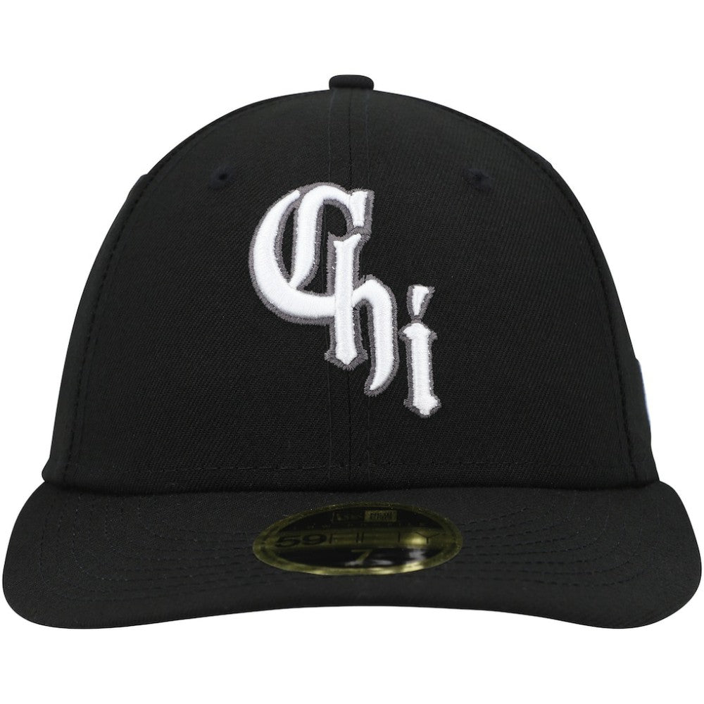 Chicago White Sox City Connect Low Profile 59FIFTY Fitted Hat Black