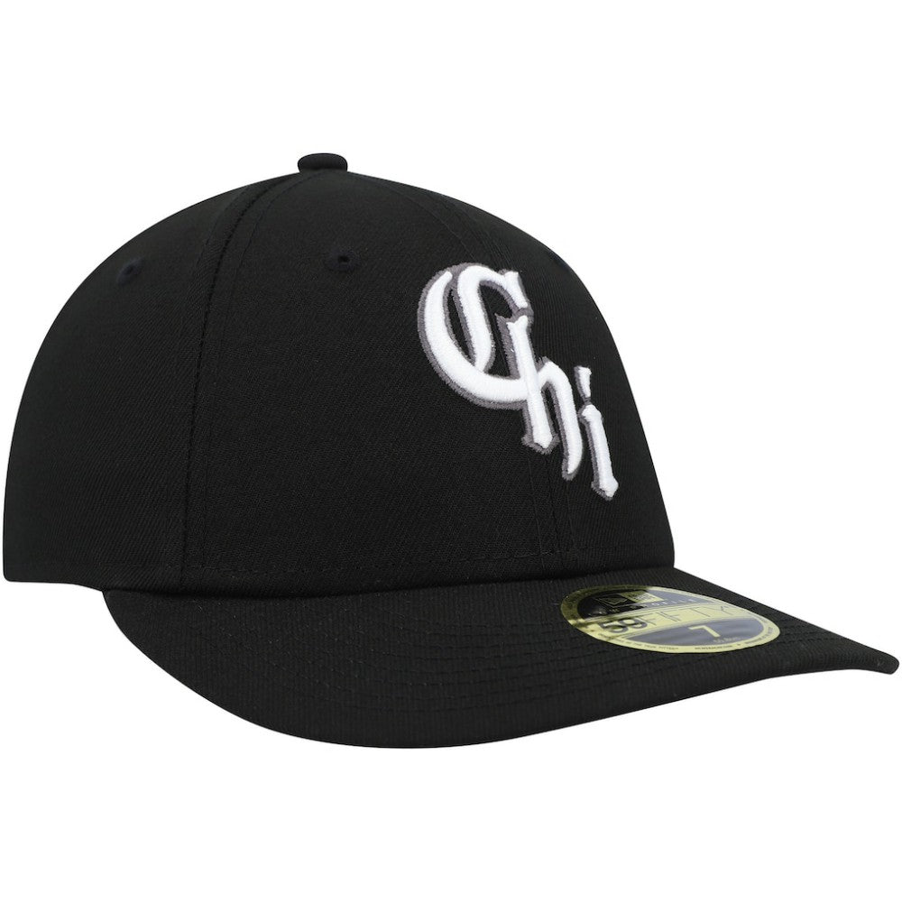 Chicago White Sox City Connect Low Profile 59FIFTY Fitted Hat Black