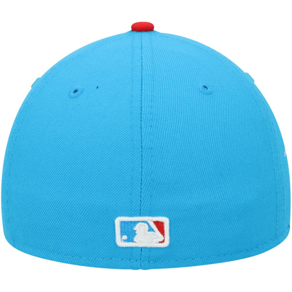 Miami Marlins City Connect 59FIFTY Fitted Hat Blue/Red