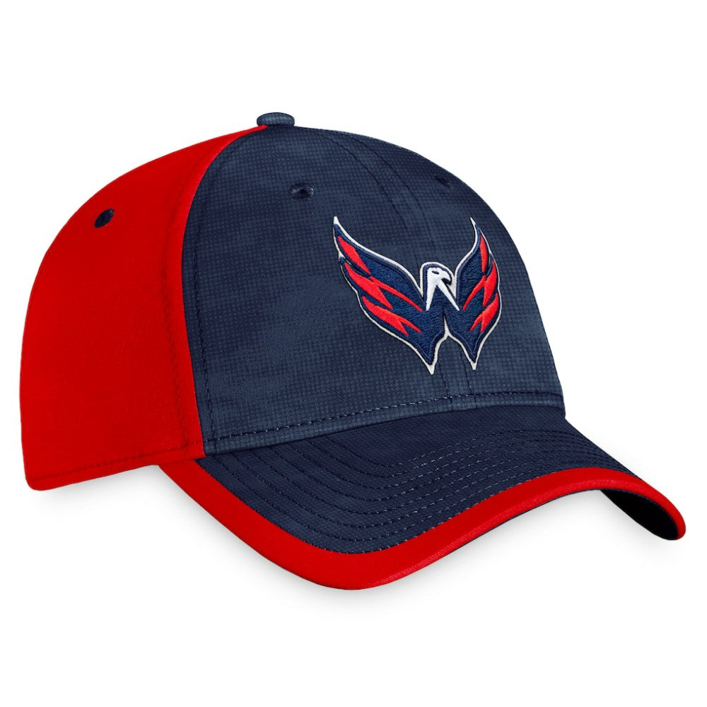 Washington Capitals Fanatics Authentic Pro Rink Camo Flex Hat - Navy/Red Hats