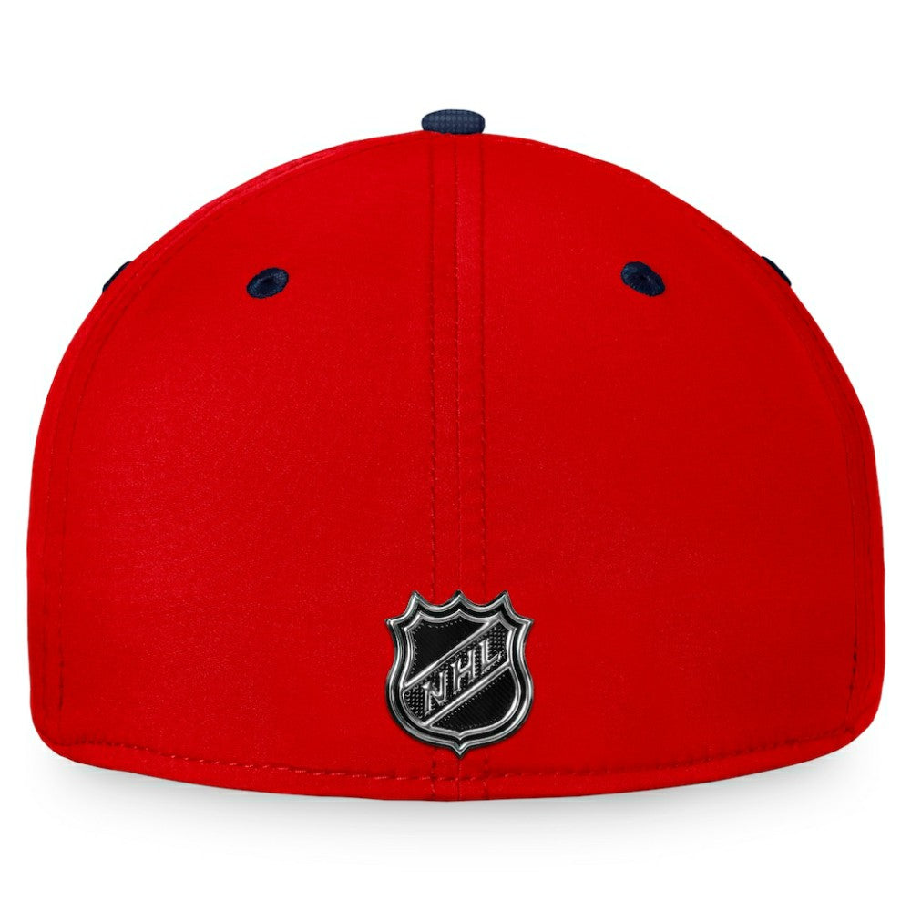 Washington Capitals Fanatics Authentic Pro Rink Camo Flex Hat - Navy/Red Hats