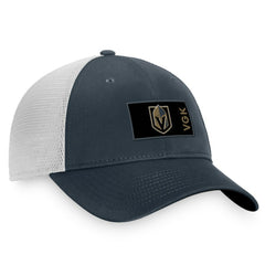 Vegas Golden Knights Fanatics Authentic Pro Rink Trucker Snapback Hat - Charcoal/White Hats
