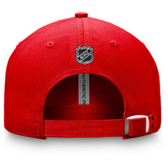 Chicago Blackhawks Fanatics Authentic Pro Rink Adjustable Hat - Red Hats