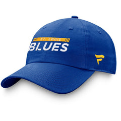 St. Louis Blues Fanatics Authentic Pro Rink Adjustable Hat - Blue Hats
