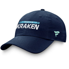 Seattle Kraken Fanatics Authentic Pro Rink Adjustable Hat - Deep Sea Blue Hats