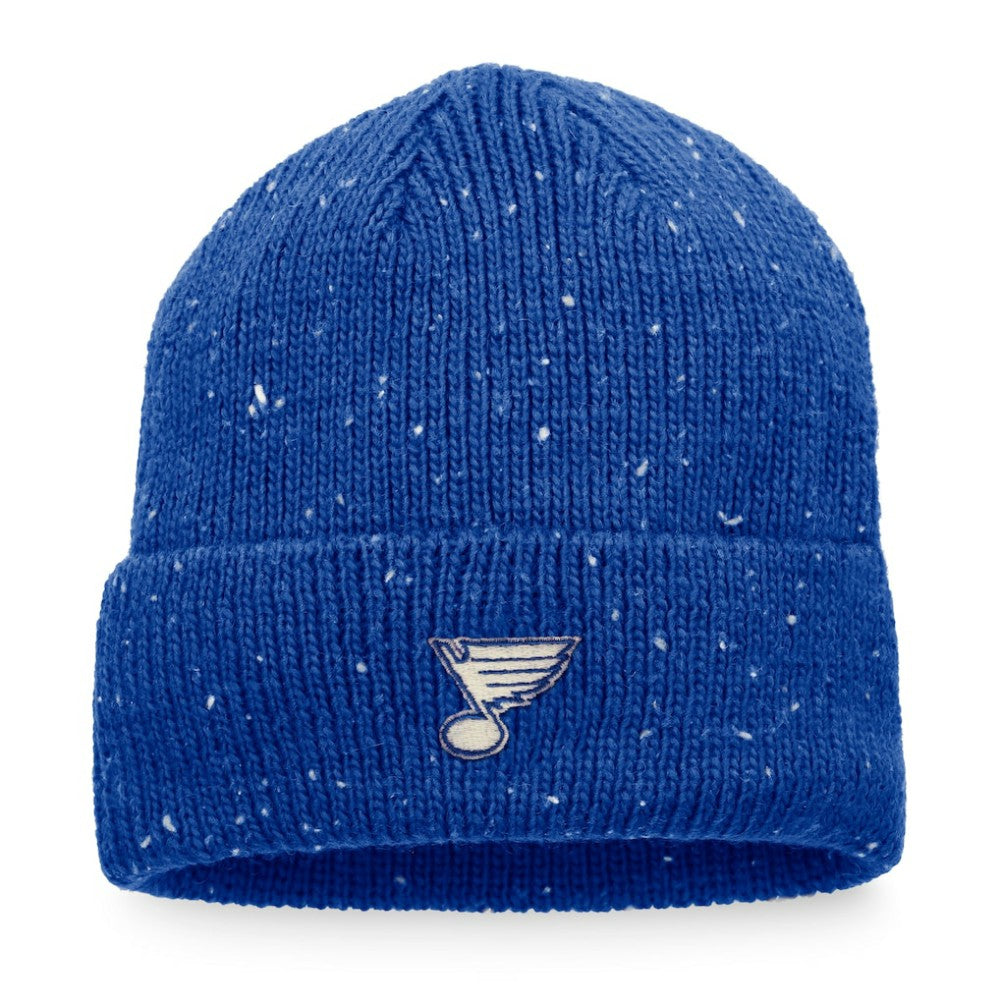 St. Louis Blues Fanatics Authentic Pro Rink Pinnacle Cuffed Knit Hat - Blue Hats