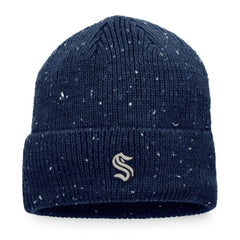 Seattle Kraken Fanatics Authentic Pro Rink Pinnacle Cuffed Knit Hat - Deep Sea Blue Hats