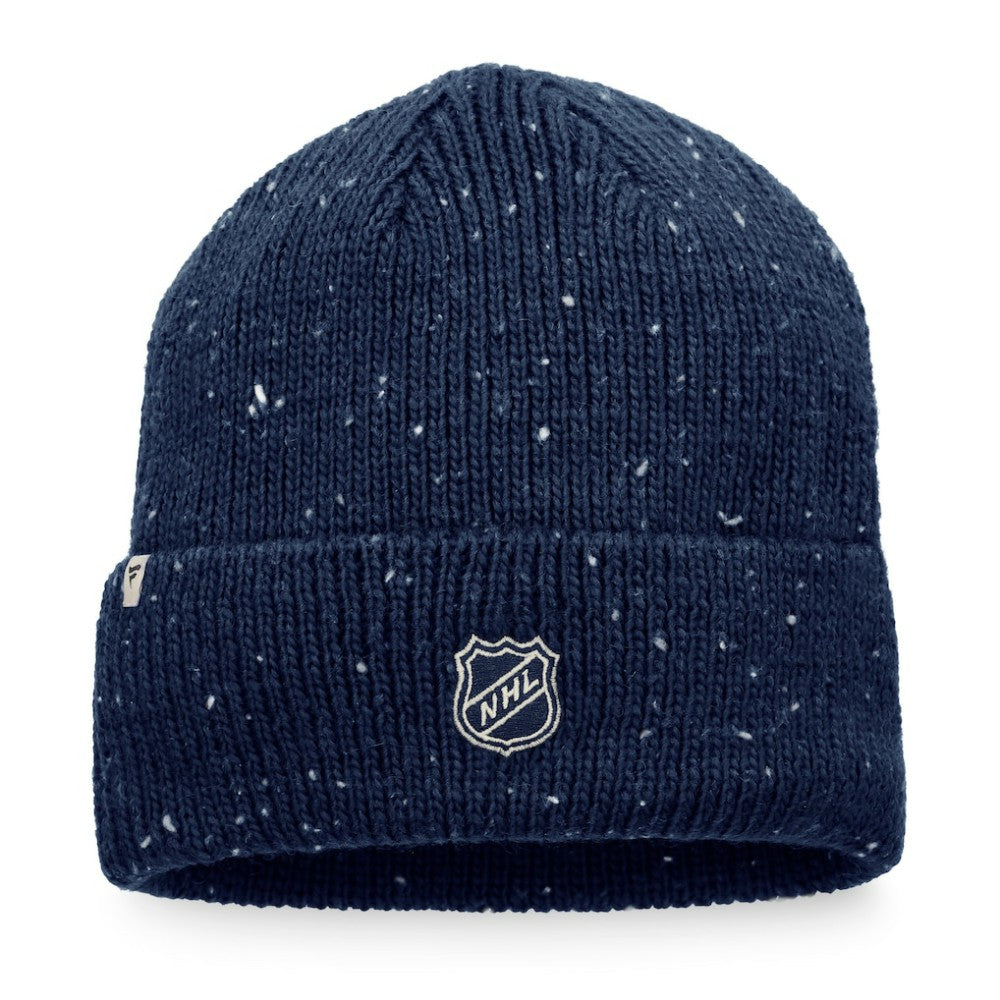 Seattle Kraken Fanatics Authentic Pro Rink Pinnacle Cuffed Knit Hat - Deep Sea Blue Hats