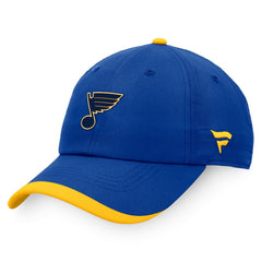 St. Louis Blues Fanatics Authentic Pro Rink Pinnacle Adjustable Hat - Blue Hats
