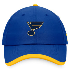 St. Louis Blues Fanatics Authentic Pro Rink Pinnacle Adjustable Hat - Blue Hats