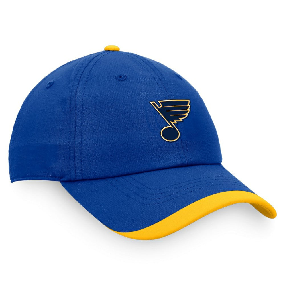 St. Louis Blues Fanatics Authentic Pro Rink Pinnacle Adjustable Hat - Blue Hats