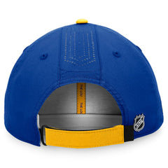 St. Louis Blues Fanatics Authentic Pro Rink Pinnacle Adjustable Hat - Blue Hats