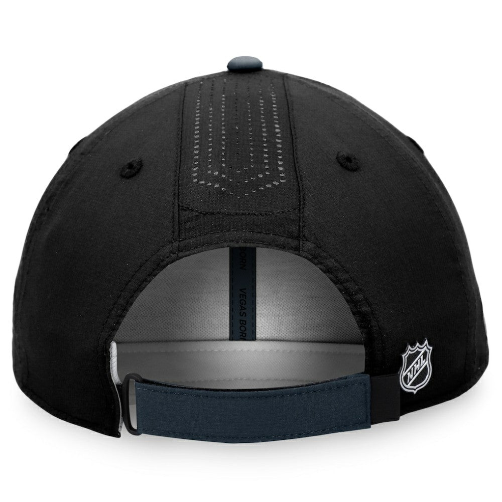 Vegas Golden Knights Fanatics Authentic Pro Rink Pinnacle Adjustable Hat - Black Hats