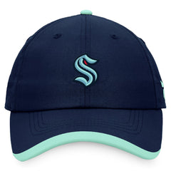 Seattle Kraken Fanatics Authentic Pro Rink Pinnacle Adjustable Hat - Deep Sea Blue Hats