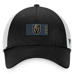 Vegas Golden Knights Fanatics Authentic Pro Rink Trucker Snapback Hat - Black/White Hats