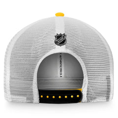 Pittsburgh Penguins Fanatics Authentic Pro Rink Trucker Snapback Hat - Gold/White Hats