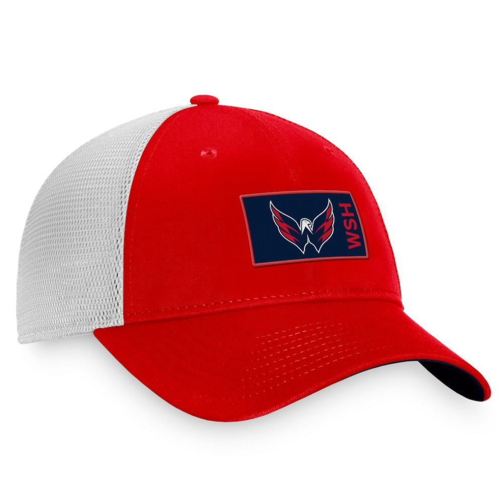 Washington Capitals Fanatics Authentic Pro Rink Trucker Snapback Hat - Red/White Hats