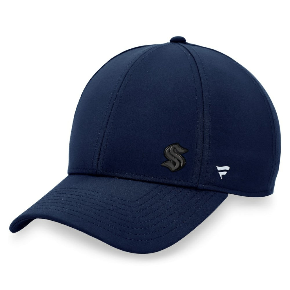 Seattle Kraken Fanatics Women's Authentic Pro Road Structured Adjustable Hat - Deep Sea Blue Hats