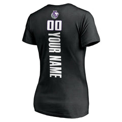 Sacramento Kings Women's Personalized Playmaker Team V-Neck T-Shirt - Black online