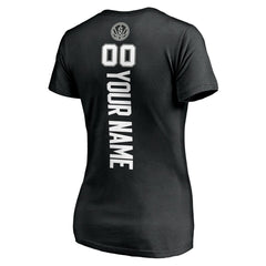 San Antonio Spurs Women's Personalized Playmaker Team V-Neck T-Shirt - Black shop