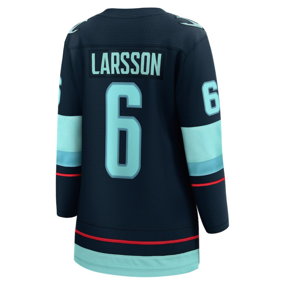 Adam Larsson Seattle Kraken Fanatics Women's Home Breakaway Player Jersey - Deep Sea Blue Jerseys