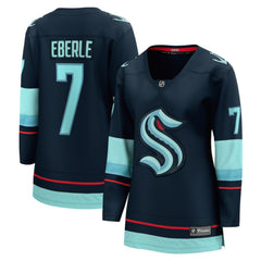 Jordan Eberle Seattle Kraken Fanatics Women's Home Breakaway Player Jersey - Navy Jerseys