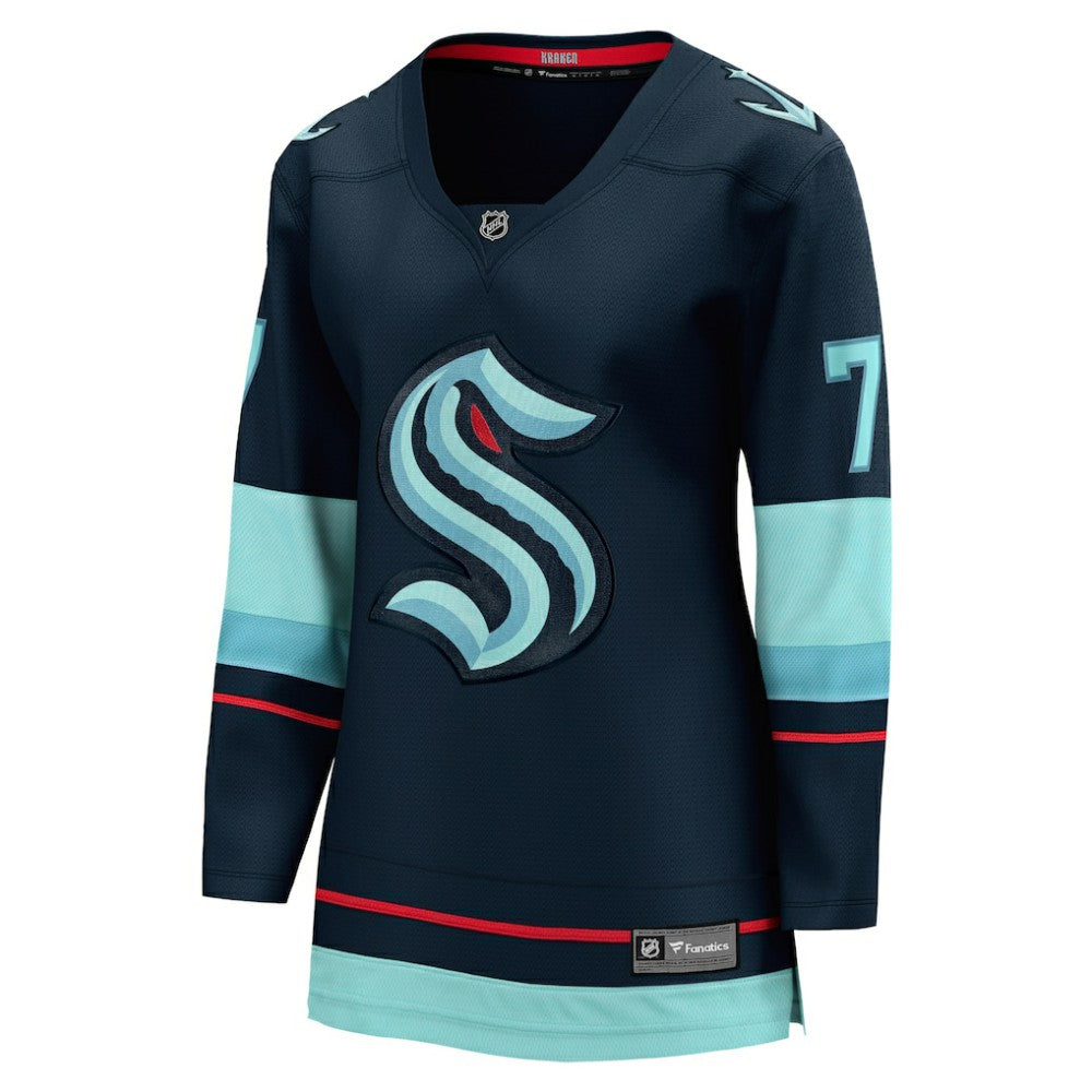 Jordan Eberle Seattle Kraken Fanatics Women's Home Breakaway Player Jersey - Navy Jerseys