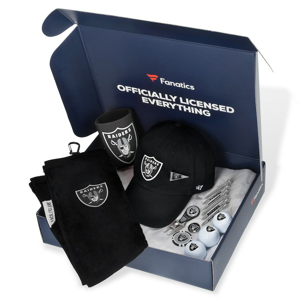 Las Vegas Raiders Pack Golf-Themed Gift Box - $105+ Value cheap