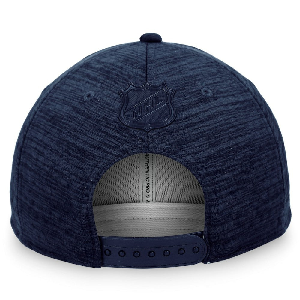 Seattle Kraken Fanatics Authentic Pro Road Snapback Hat - Navy Hats