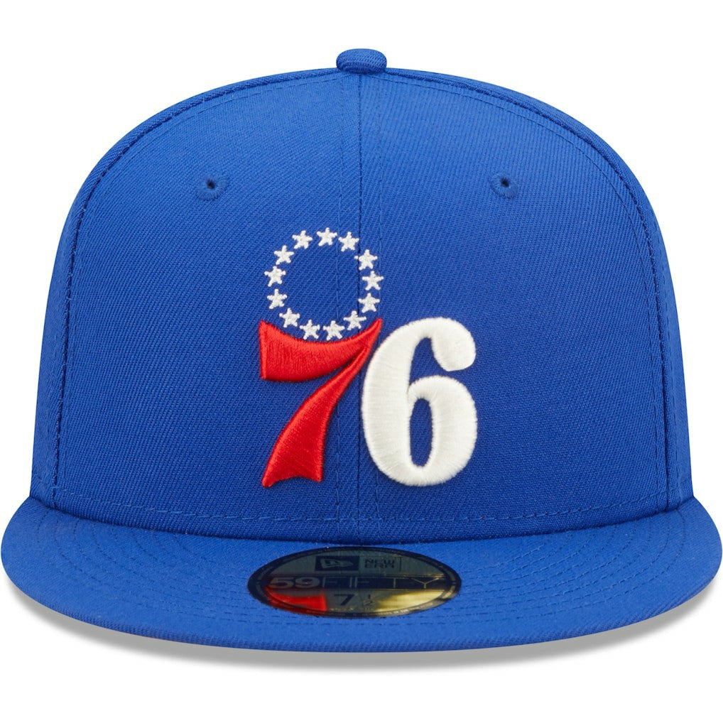 Philadelphia 76ers 3x NBA Finals Champions Pop Sweat 59FIFTY Fitted Hat - Royal outlet