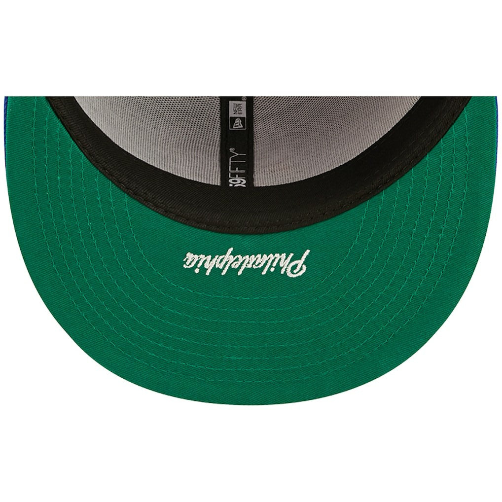 Philadelphia 76ers Side Split 59FIFTY Fitted Hat - Royal outlet