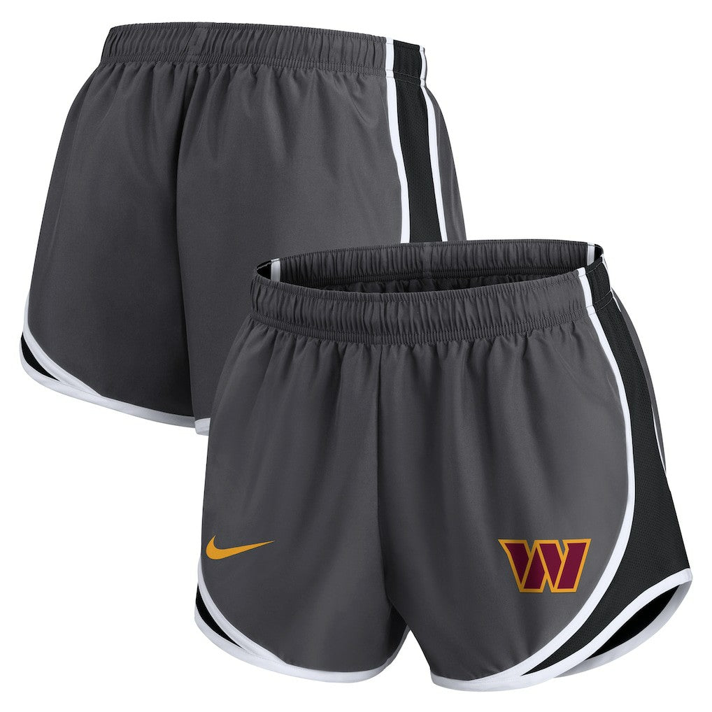 Washington Commanders Women's Team Logo Performance Tempo Shorts - Charcoal for sale