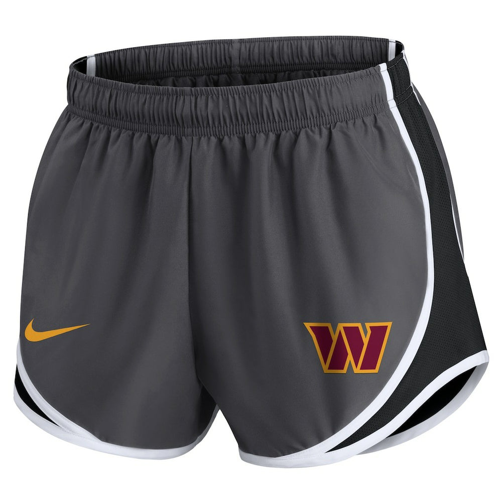 Washington Commanders Women's Team Logo Performance Tempo Shorts - Charcoal for sale