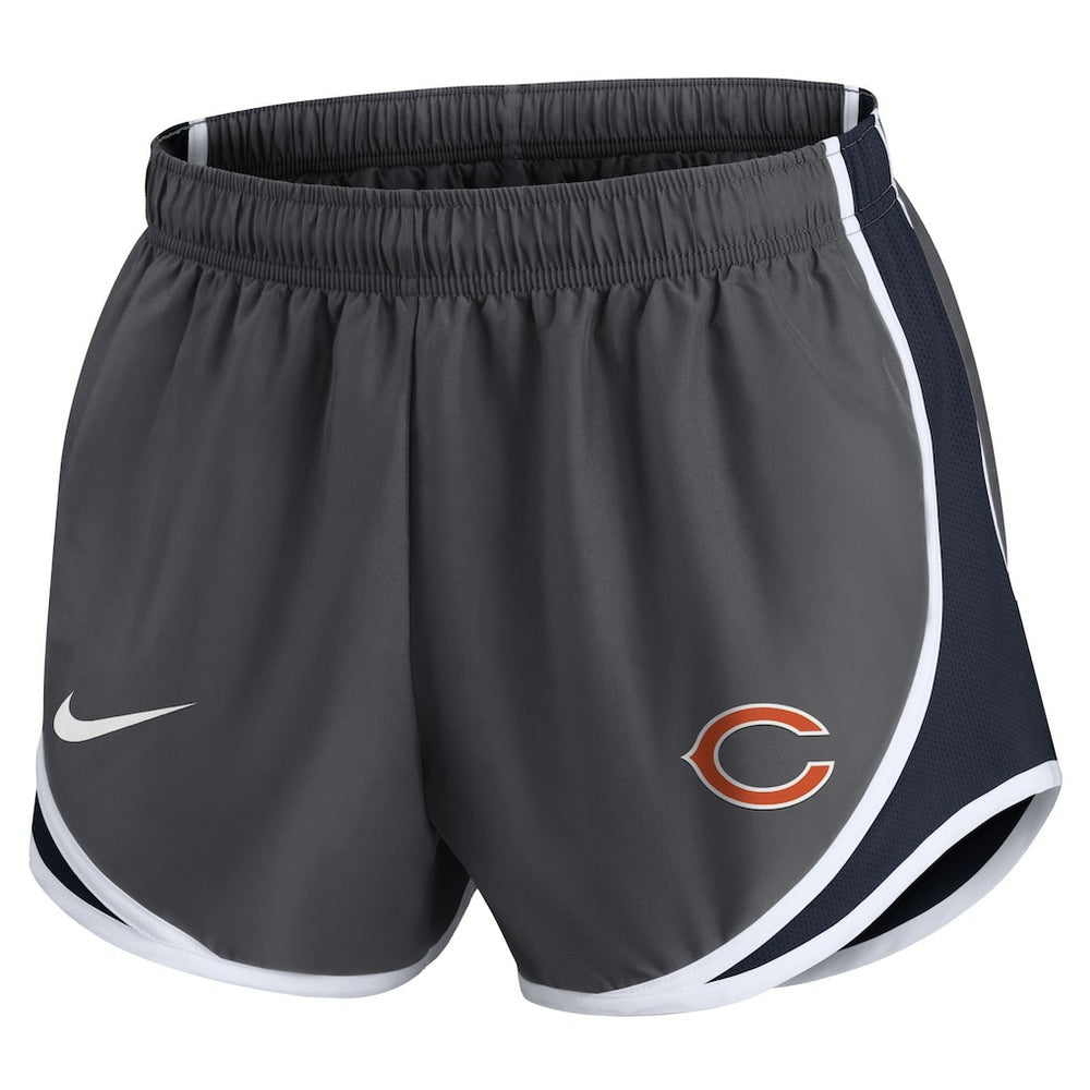 Chicago Bears Women's Team Logo Performance Tempo Shorts - Charcoal discount
