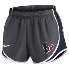 Houston Texans Women's Team Logo Performance Tempo Shorts - Charcoal outlet