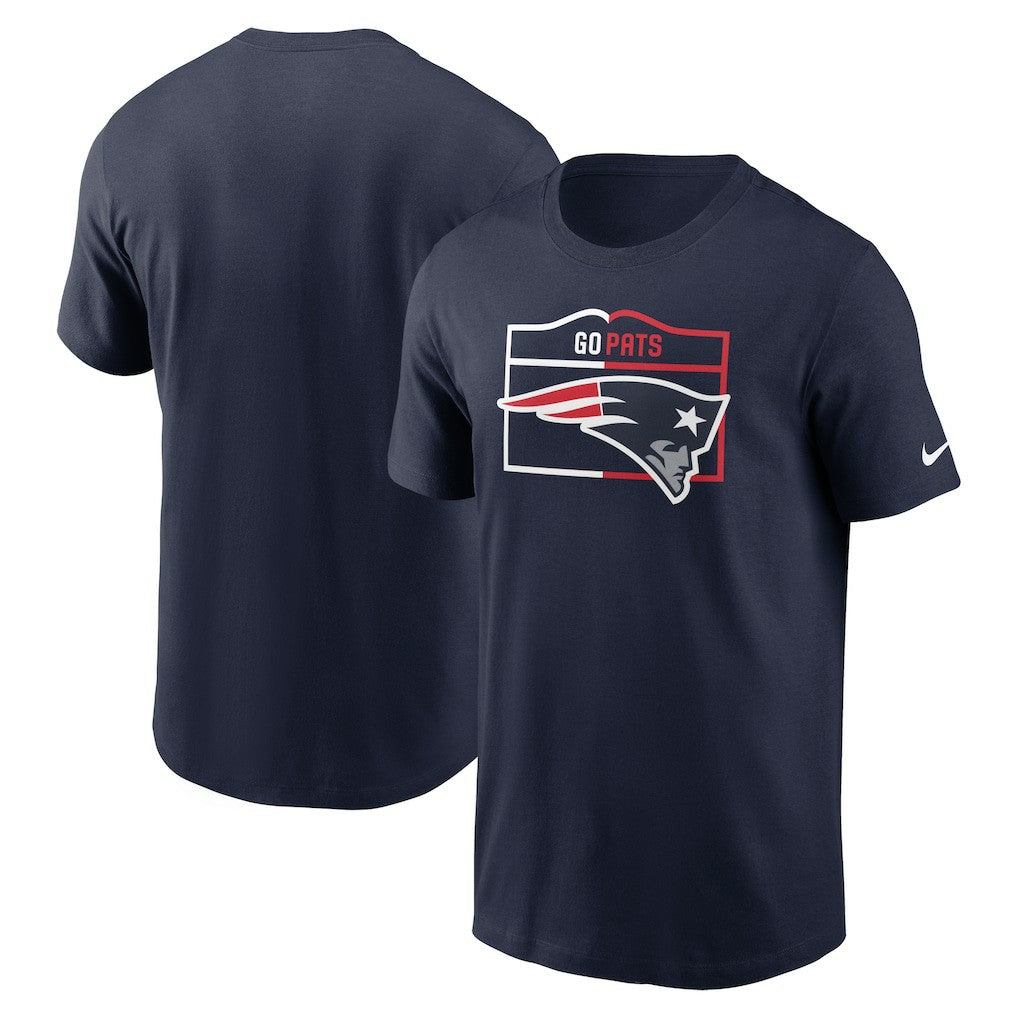 New England Patriots Essential Local Phrase T-Shirt - Navy sale