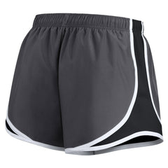 Las Vegas Raiders Women's Plus Size Logo Performance Tempo Shorts - Charcoal on sale