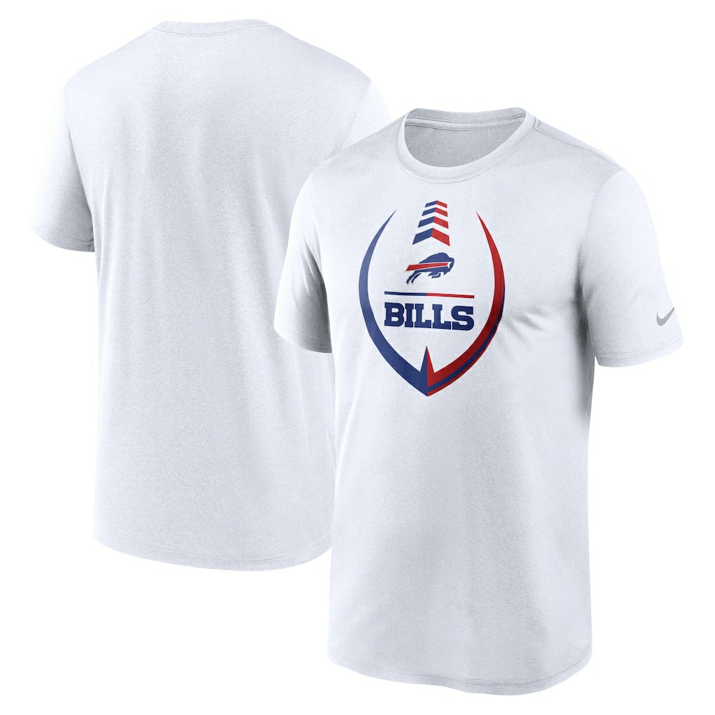 Buffalo Bills Icon Legend Performance T-Shirt - White for sale