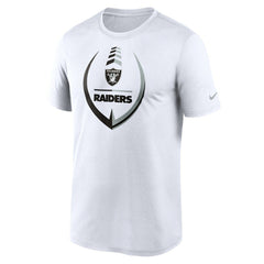 Las Vegas Raiders Icon Legend Performance T-Shirt - White for sale