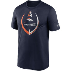 Denver Broncos Icon Legend Performance T-Shirt - Navy cheap