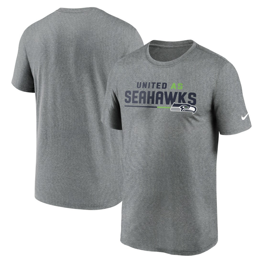 Seattle Seahawks Legend Team Shoutout Performance T-Shirt - Heather Gray on sale