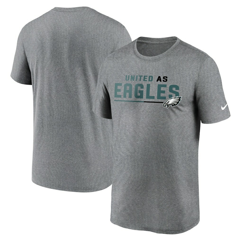 Philadelphia Eagles Legend Team Shoutout Performance T-Shirt - Heather Gray discount