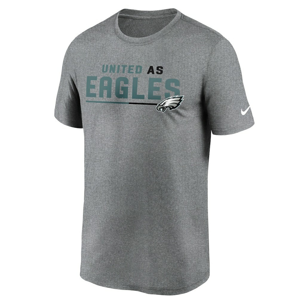 Philadelphia Eagles Legend Team Shoutout Performance T-Shirt - Heather Gray discount