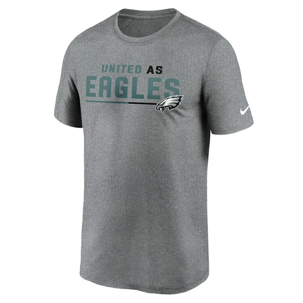Philadelphia Eagles Legend Team Shoutout Performance T-Shirt - Heather Gray discount