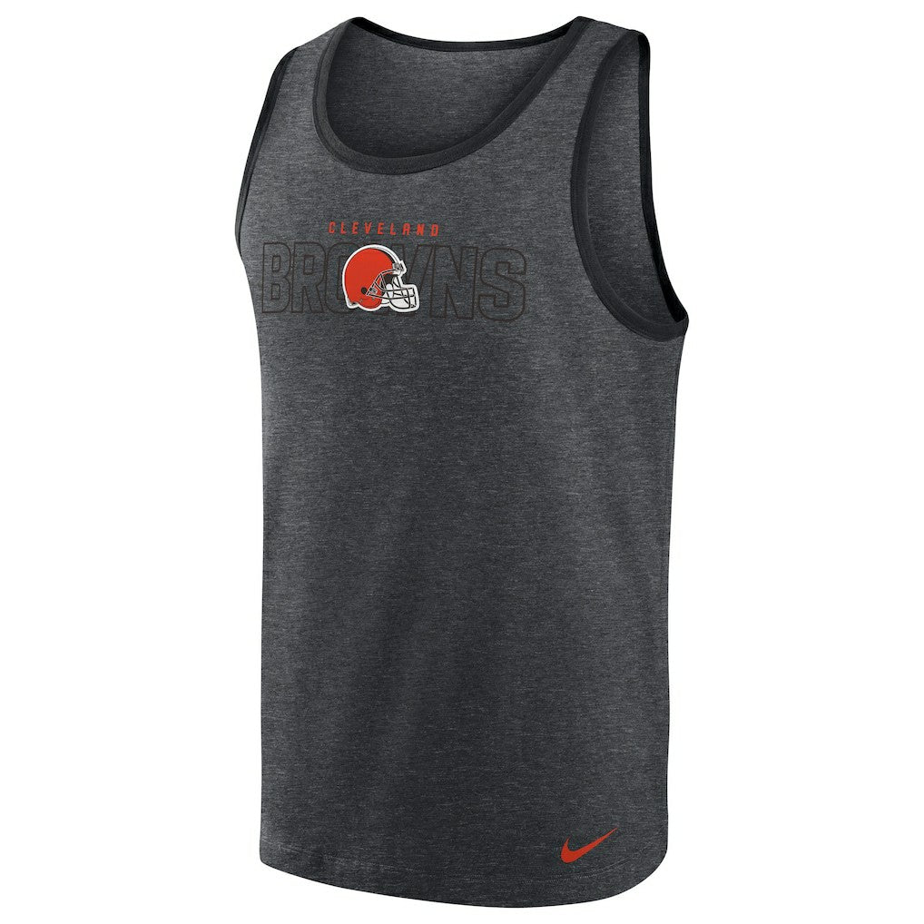 Cleveland Browns Tri-Blend Tank Top - Heathered Charcoal on sale