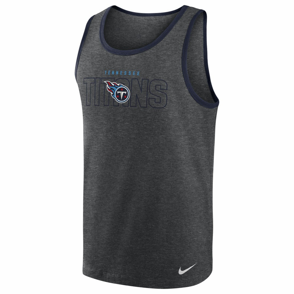 Tennessee Titans Tri-Blend Tank Top - Heathered Charcoal outlet