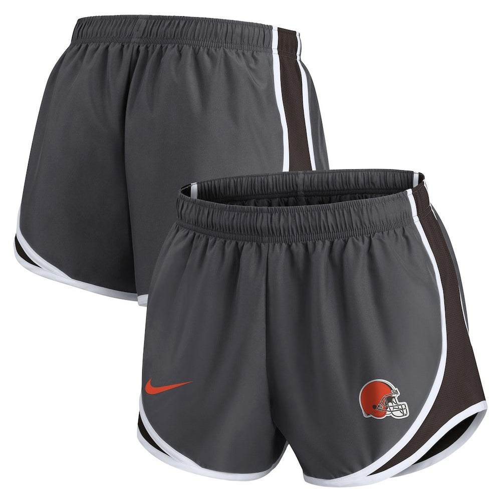 Cleveland Browns Women's Team Logo Performance Tempo Shorts - Charcoal online