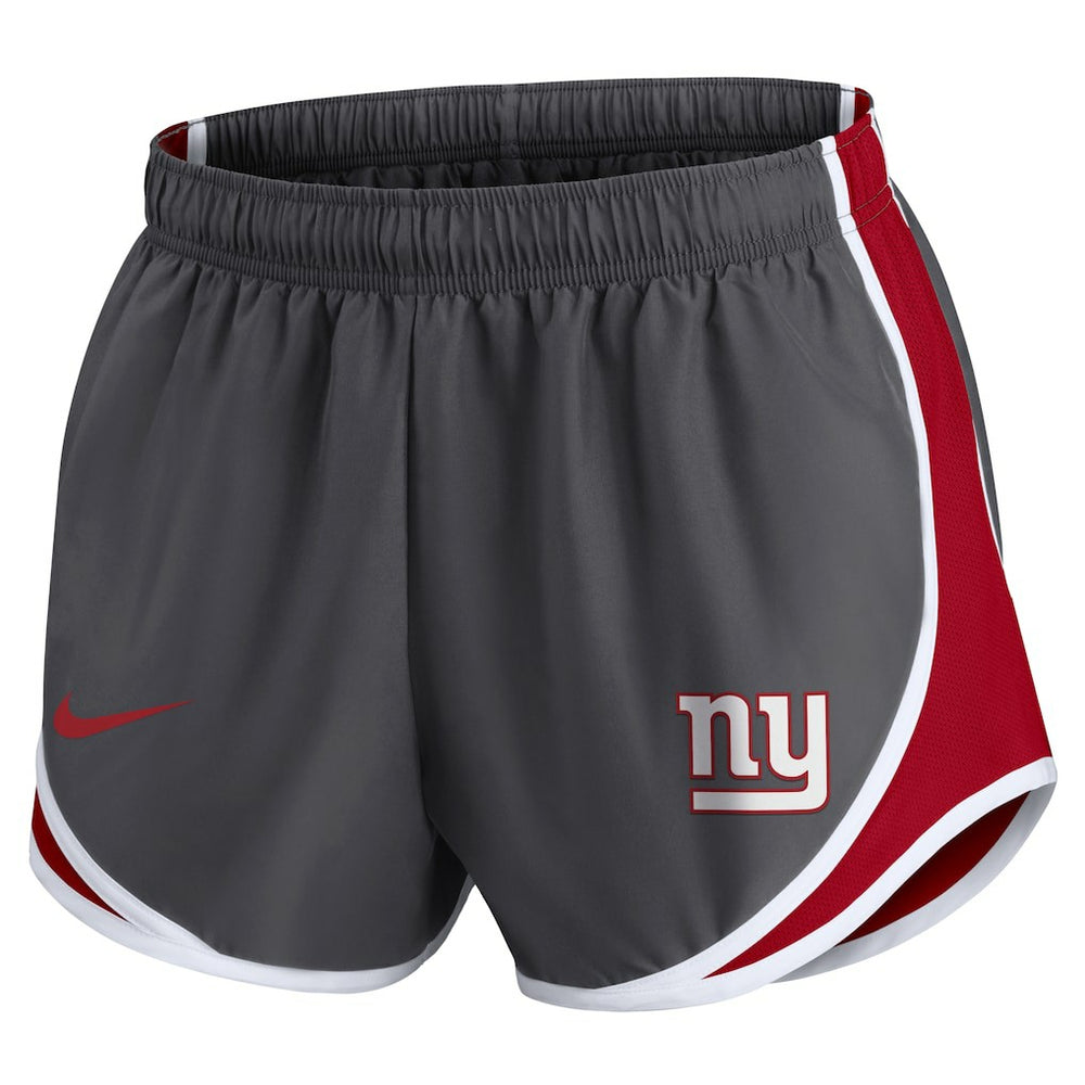New York Giants Women's Team Logo Performance Tempo Shorts - Charcoal cheap