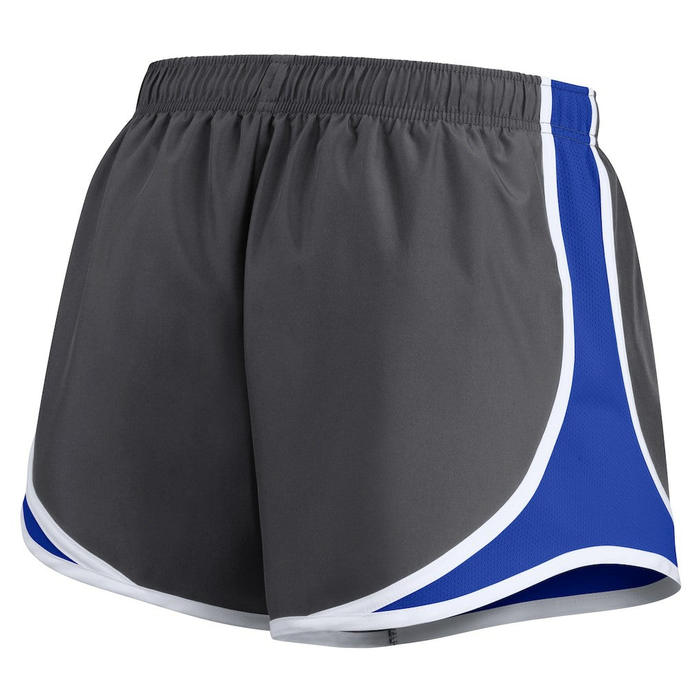 Los Angeles Rams Women's Team Logo Performance Tempo Shorts - Charcoal sale